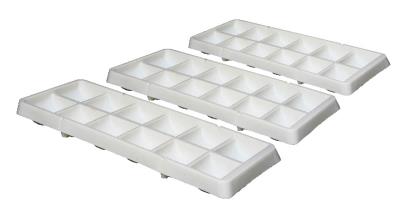Semi Circular Ice Cube Tray (3 Piece) - Pack of 24