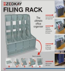 Filing Rack (Black) - Pack of 5