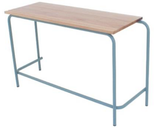 Secondary Double Table 1200x450x750MM (Saligna) - Pack of 5