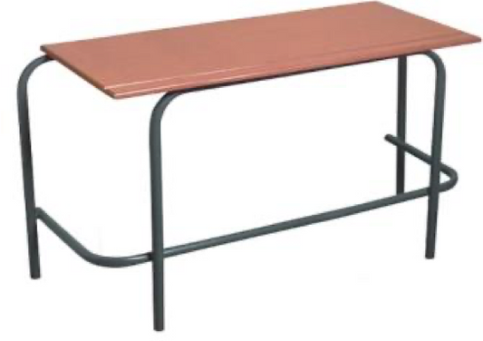 Secondary Double Table 1200x450x725MM (MDF) - Pack of 5