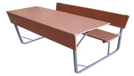 Secondary Double Combination Desk 1200x450x750MM (MDF) - Pack of 5