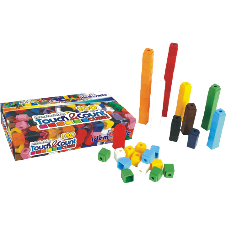 Touch & Count Cubes in Carton Box (100 Piece) - Pack of 6