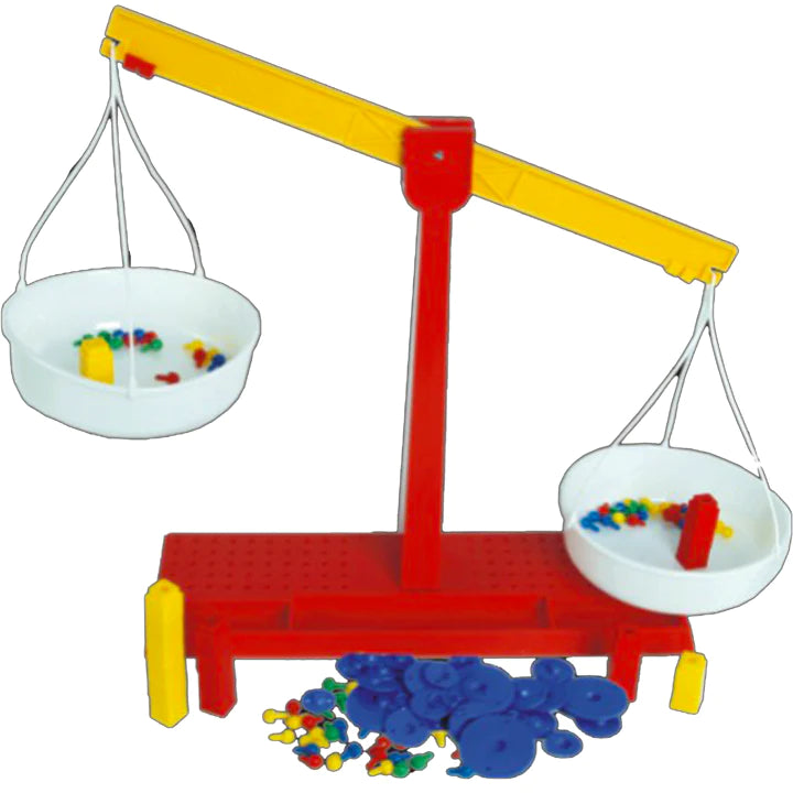 Simple Balance Scale & Weights - Pack of 6