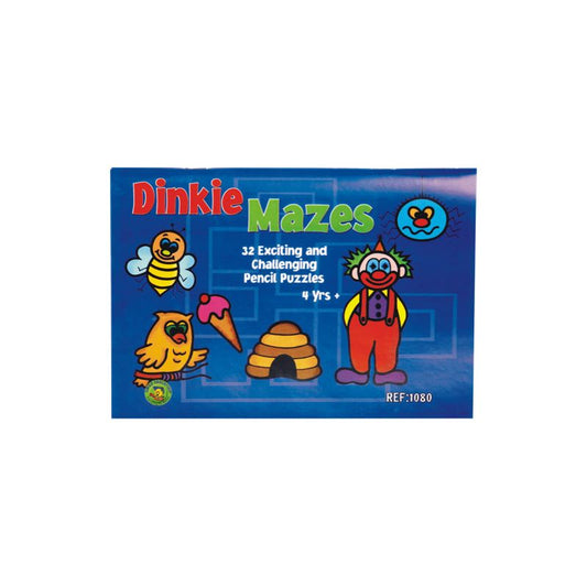 Dinkie Mazes (A5 Stitched) - Pack of 6