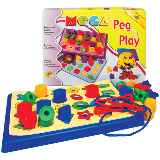 Mega Peg n Play - Pack of 6