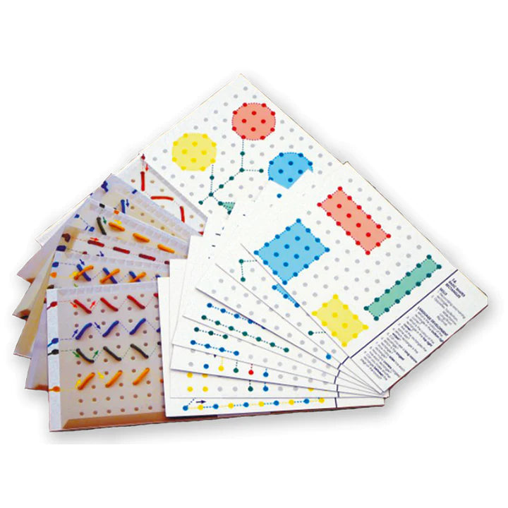 Pegboard Pattern Cards - Pack of 6