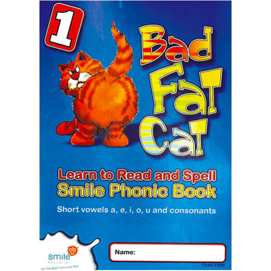 Phonic Book 1 - Bad Fat Cat (A5 Stitched) - Pack of 6