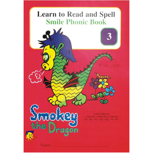 Phonic Book 3 - Smokey The Dragon (A5 Stitched) - Pack of 6