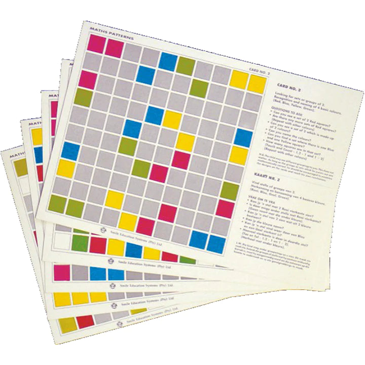 Touch & Count Cube Pattern Cards - Pack of 12