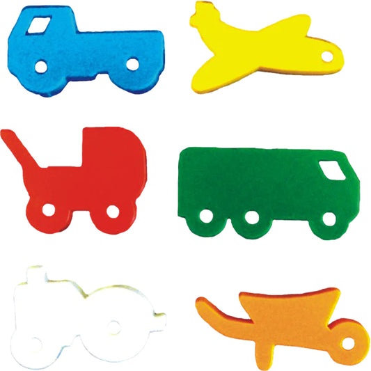 Transport Shapes In a Bag (72 Piece) - Pack of 6