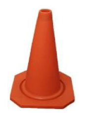 Road Cone (Flexible PVC) - Pack of 4