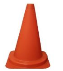 Road Cone (Flexible PVC) - Pack of 4