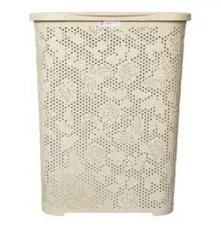 Floral Linen Bin & Lid - Pack of 10